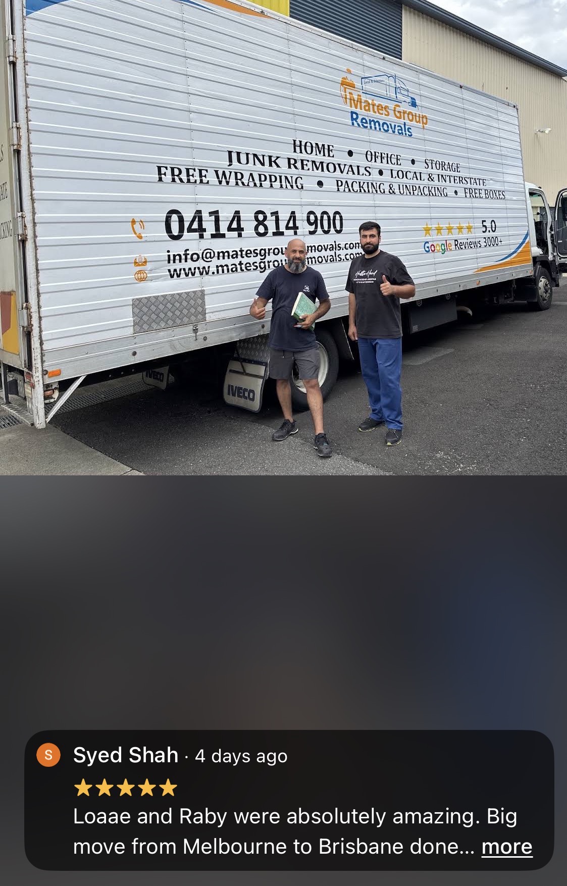 Removalists with best reviews in Sydney